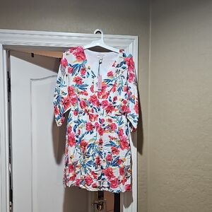ANDREE BY UNIT Vibrant Floral Mini Dress